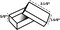 JewelrySupply Kraft Cotton Filled Jewelry Box #21 (Case of 100)